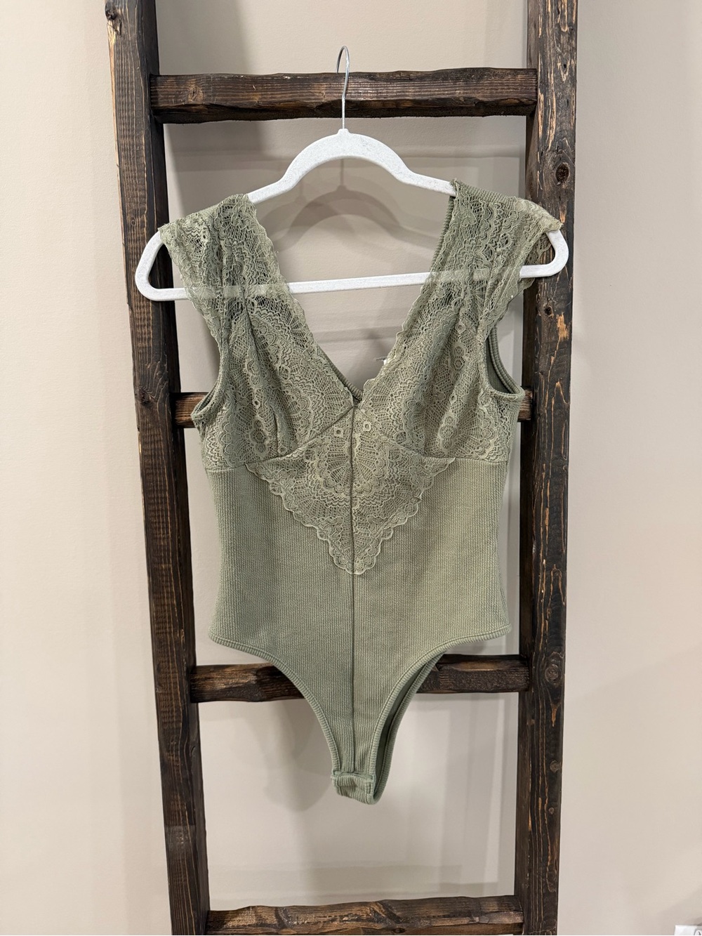 Entro Green Lace Bodysuit